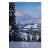 Landschaftliche Winter Mountain Peace Weihnachtska (Vorne)