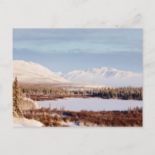 Landschaftliche Winterlandschaft am Lago Maggiore, Postkarte