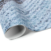 Landschaftliche Winterlandschaft Bäume mit Gaben v Geschenkpapier (Rolleneckpunkt)