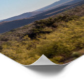 Landschaftliche Wüste Poster (Ecke)