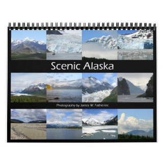 Landschaftlicher Alaska Wall Kalender von J.W. Vat