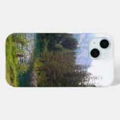 Landschaftlicher Alpenwald und Foto Case-Mate iPhone Hülle (Rückseite (Horizontal))