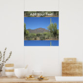 Landschaftlicher Apache-Pfad Poster (Küche)