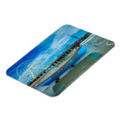 Landschaftlicher Atlantik Magnet (Linke Seite)