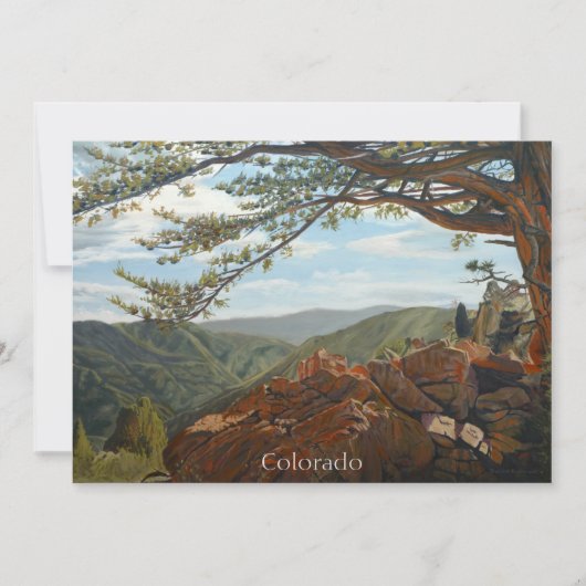 Landschaftlicher Ausblick auf die Berge Pastorale  Karte (Vorderseite)