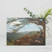 Landschaftlicher Ausblick auf die Berge Pastorale  Karte (Stehend Vorderseite)