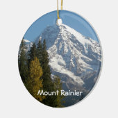 Landschaftlicher Aussichtsurlaub auf dem Rainier Keramikornament (Links)