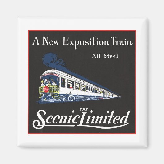 Landschaftlicher begrenzter Zug - Magnet (Vorne)