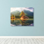 Landschaftlicher Berchtesgaden-Nationalpark Leinwanddruck (Insitu (Holzboden))