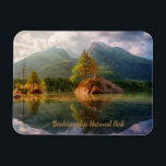 Landschaftlicher Berchtesgaden-Nationalpark Magnet<br><div class="desc">Atemberaubendes landschaftliches Fotobild mit Seeblick im Berchtesgaden Nationalpark in Süddeutschland</div>