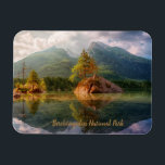 Landschaftlicher Berchtesgaden-Nationalpark Magnet<br><div class="desc">Atemberaubendes landschaftliches Fotobild mit Seeblick im Berchtesgaden Nationalpark in Süddeutschland</div>