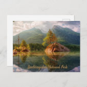 Landschaftlicher Berchtesgaden-Nationalpark Postkarte (Vorne/Hinten)