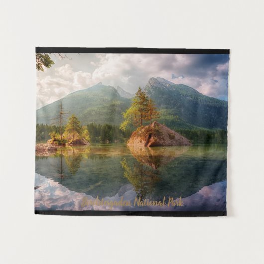 Landschaftlicher Berchtesgaden-Nationalpark Wandteppich (Vorderseite (Horizontal))