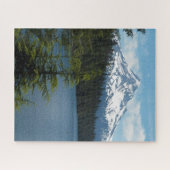 Landschaftlicher Berghof und Foto am See Puzzle (Horizontal)