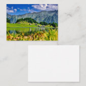 Landschaftlicher Bergsee, Deutschland Mitteilungskarte (Vorne/Hinten)