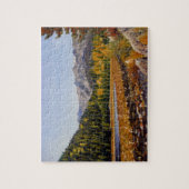 Landschaftlicher Bergsee im Estespark Puzzle (Vertikal)