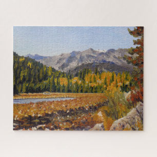 Landschaftlicher Bergsee in Estes Park Jigsaw Puzz Puzzle