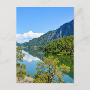 Landschaftlicher Bergsee Spiegelbild Postkarte
