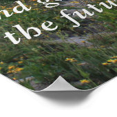 Landschaftlicher Bergweg Inspiration Poster (Ecke)