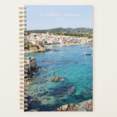 Landschaftlicher blauer Ozean Spanien Reisen Foto Planer (Vorderseite)