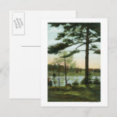 Landschaftlicher Blick auf das Kastaniengebirge Postkarte (Vorne/Hinten)