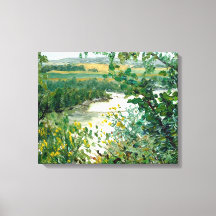 Landschaftlicher Blick auf den Fluss Mississippi V