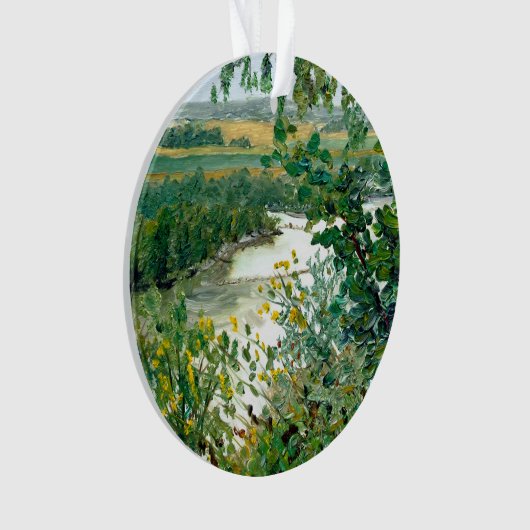 Landschaftlicher Blick auf den Fluss Mississippi V Ornament (Vorderseite)