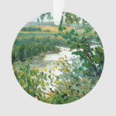 Landschaftlicher Blick auf den Fluss Mississippi V Ornament (Vorderseite)