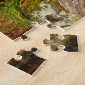 Landschaftlicher Blick auf Herbst | Wasserfall und Puzzle (Seite)