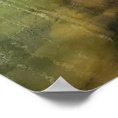 Landschaftlicher Chattooga River Bend Poster (Ecke)