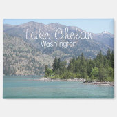 Landschaftlicher Chelan-See, Washington Magnet (Vorderseite)