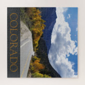 Landschaftlicher Colorado Gold Aspens Familienspas Puzzle (Horizontal)