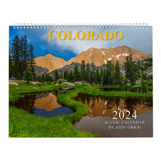 landschaftlicher Colorado-Kalender 2024 Kalender (Titelbild)