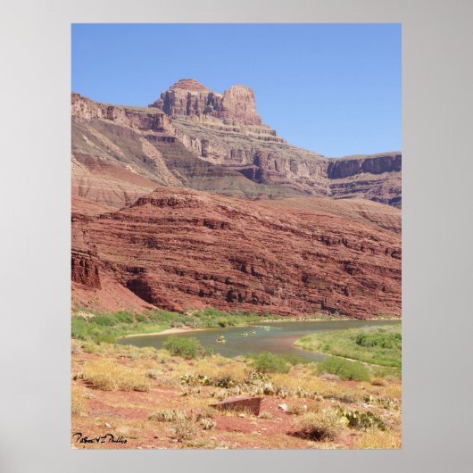 Landschaftlicher Colorado River bei Grand Canyon F Poster (Vorne)