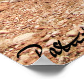 Landschaftlicher Colorado River bei Grand Canyon F Poster (Ecke)