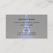 Landschaftlicher Eiffelturm bei Nacht Visitenkarte (Rückseite)