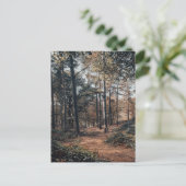 Landschaftlicher Entspannungswald Postkarte (Stehend Vorderseite)