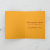 Landschaftlicher Erntedank Karte (Innenseite)