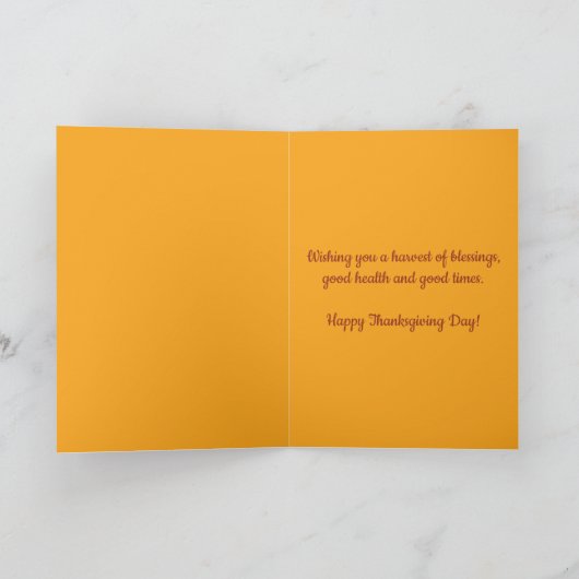 Landschaftlicher Erntedank Karte (Innenseite)