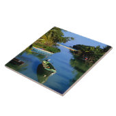 Landschaftlicher Fluss in der Nähe von Ocho Rios i Fliese (Seite)