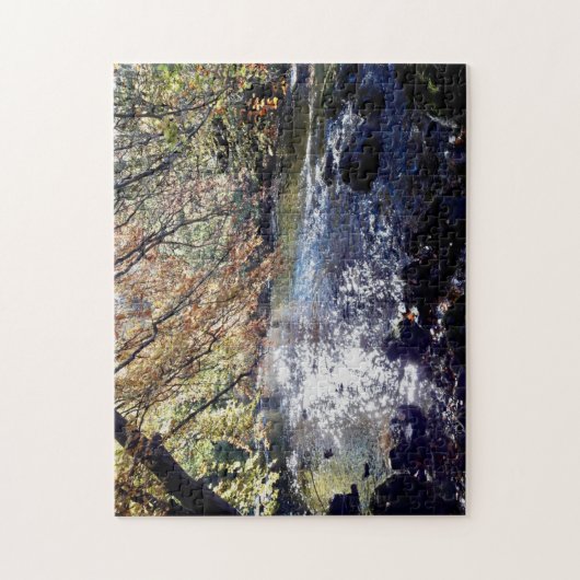 Landschaftlicher Fluss Puzzle (Vertikal)