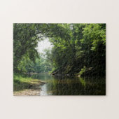 Landschaftlicher Fluss Puzzle (Horizontal)