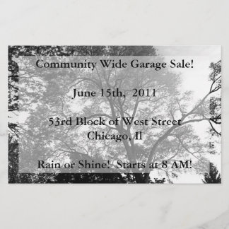 Landschaftlicher Flyer eines Ereignisses