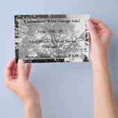 Landschaftlicher Flyer eines Ereignisses (Handgriff)