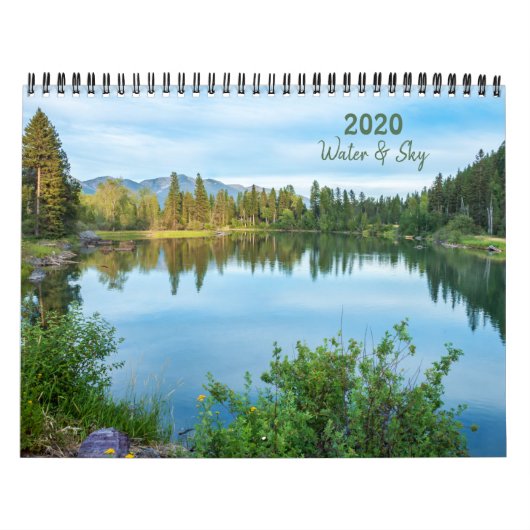Landschaftlicher Fotokalender für Wasser und Himme Kalender (Titelbild)