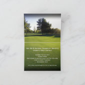 Landschaftlicher Golf-Ausflug gefaltete Einladung (Innenseite)