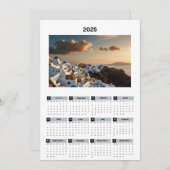 Landschaftlicher Griechenland-Ansichtskalender Programm (Vorne/Hinten)