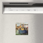 Landschaftlicher Hafen in Galway City Irland Fisch Magnet (In Situ (Geschirrspüler))