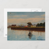 Landschaftlicher Hafen in Galway City Irland Postkarte (Vorne/Hinten)