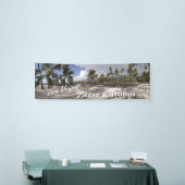 Landschaftlicher Hawaii Beach Travel Bon Voyage we Banner (Messeveranstaltung)